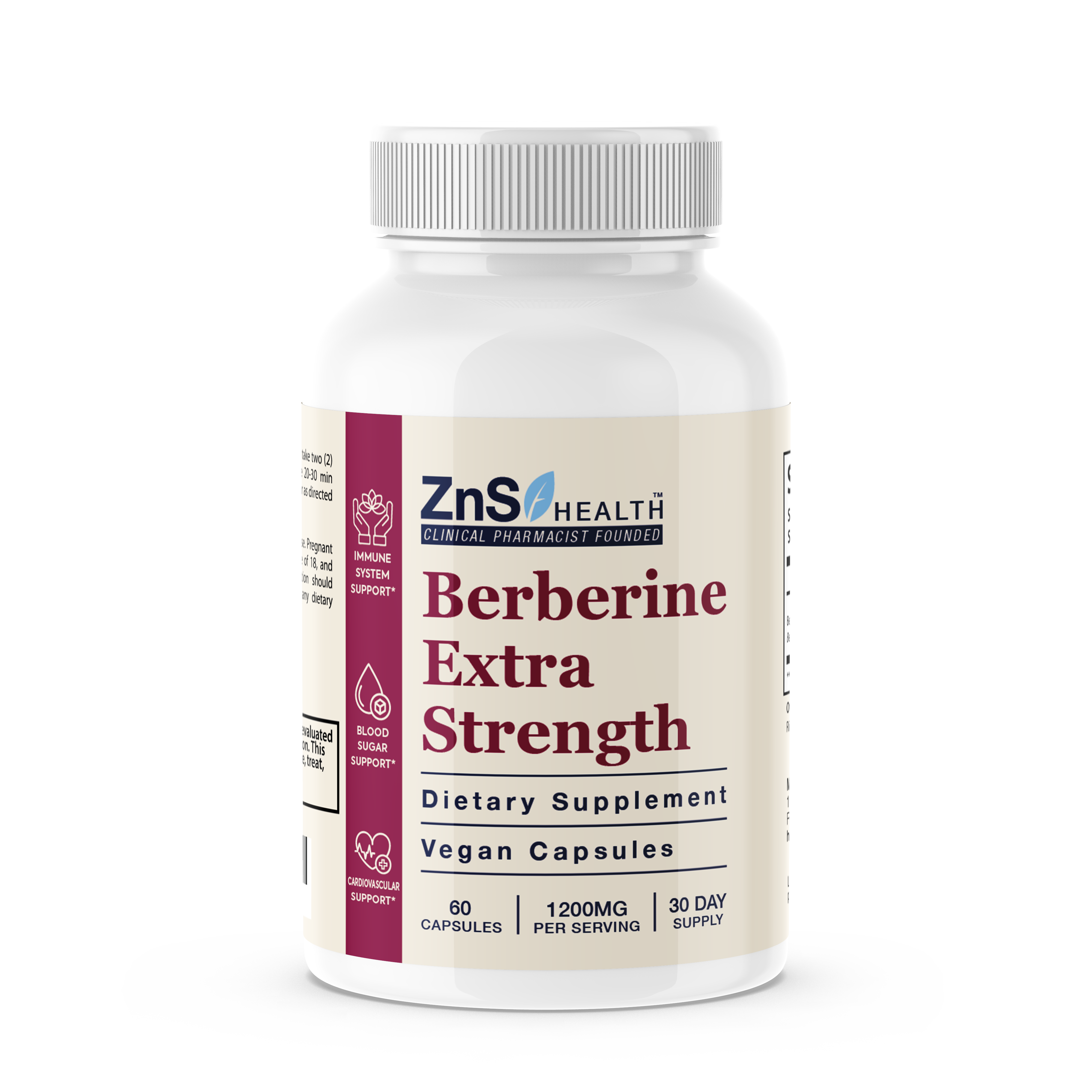 Berberine HCL Extra Strength Supplement – ZnS HEALTH