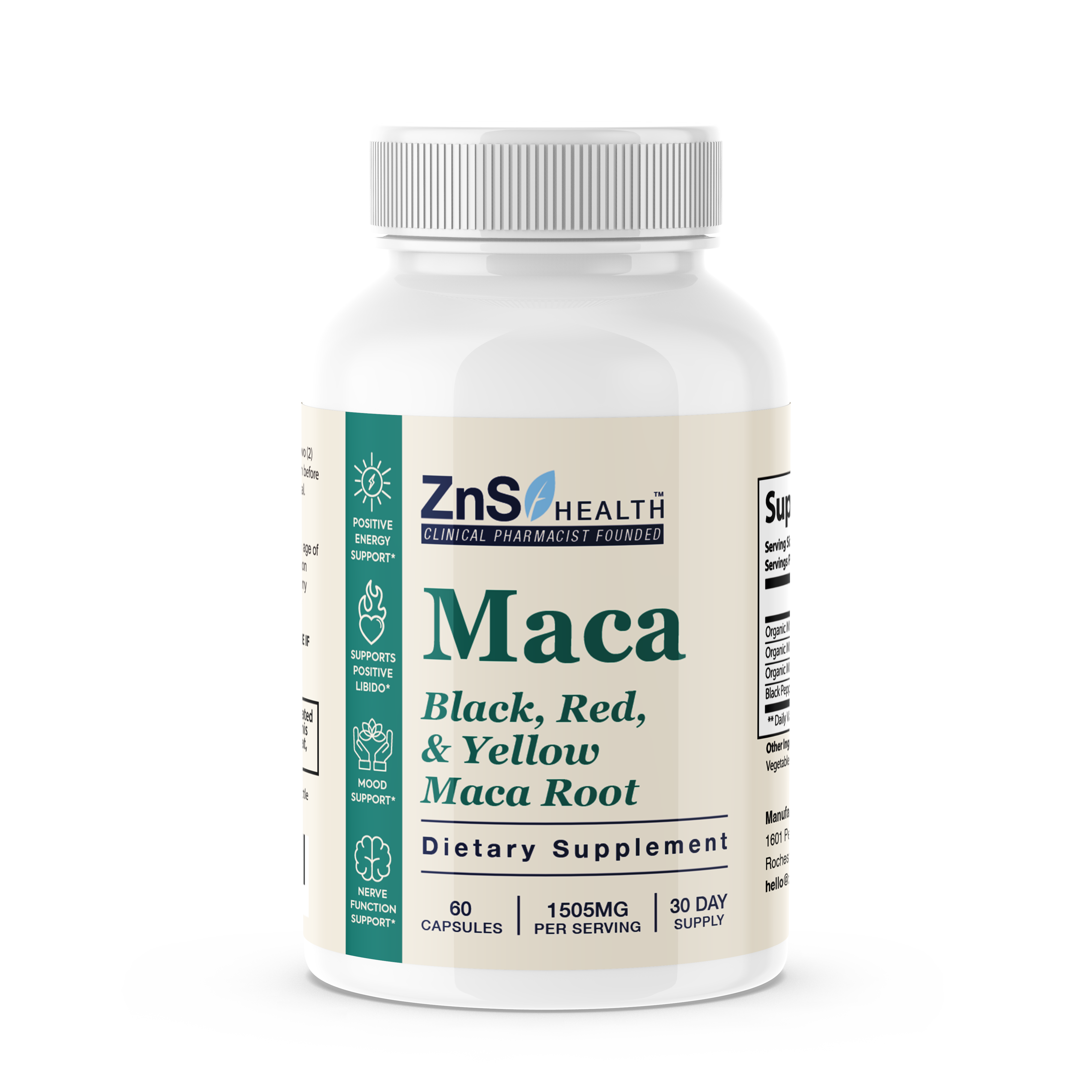 Organic Maca Plus Dietary Supplement – ZnS HEALTH