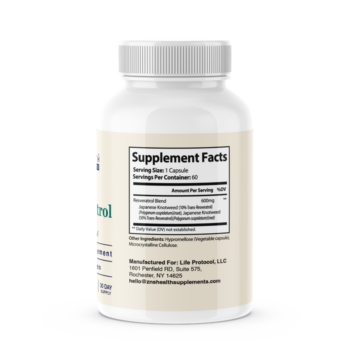 Pure Resveratrol Supplement