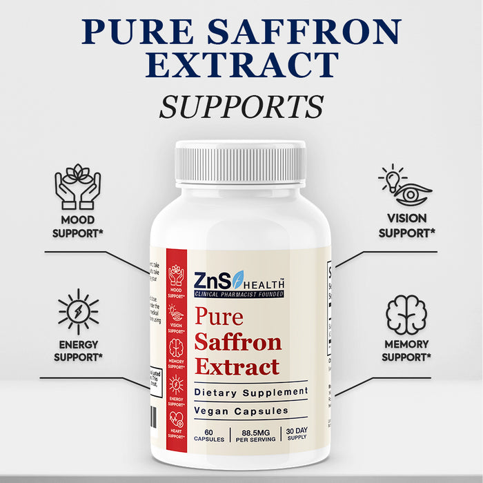 Pure Saffron Extract Supplement