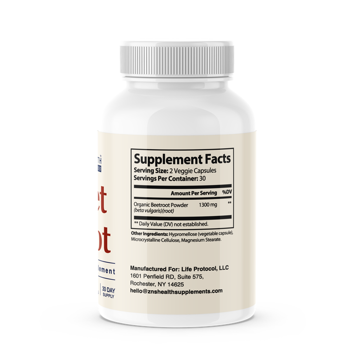 Organic Beet Root Energy supplement