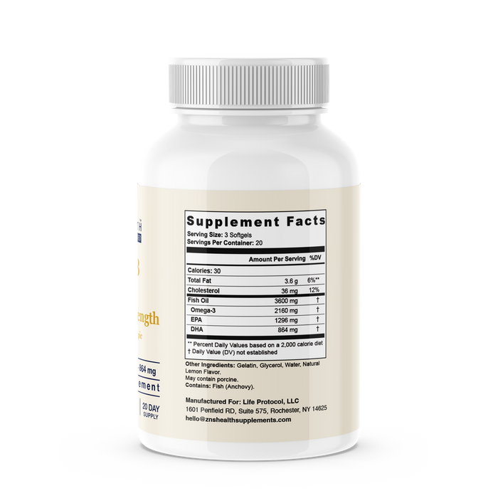 High Strength Omega-3 Fish Oil