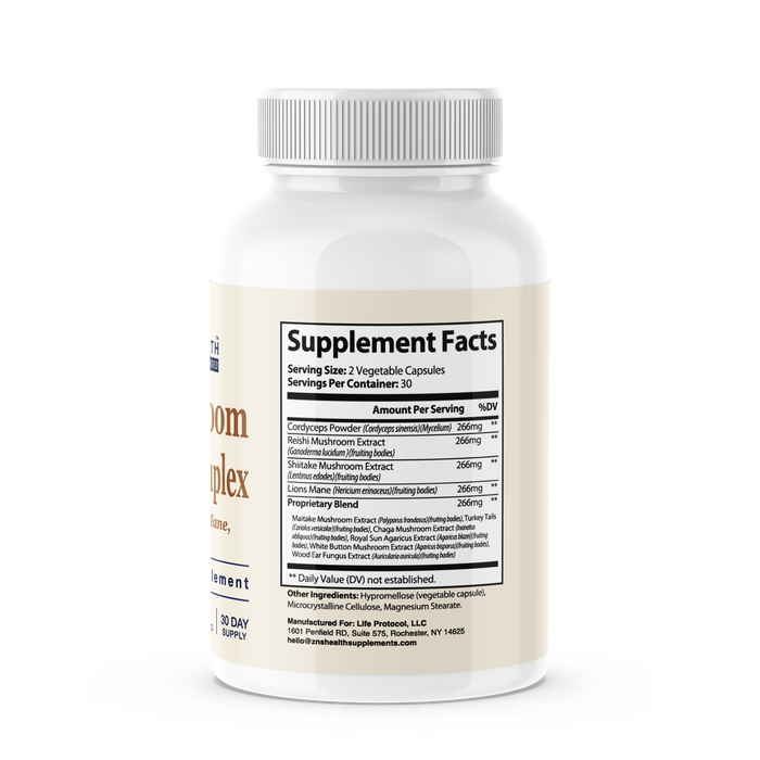 Mushroom 10X Complex Supplement