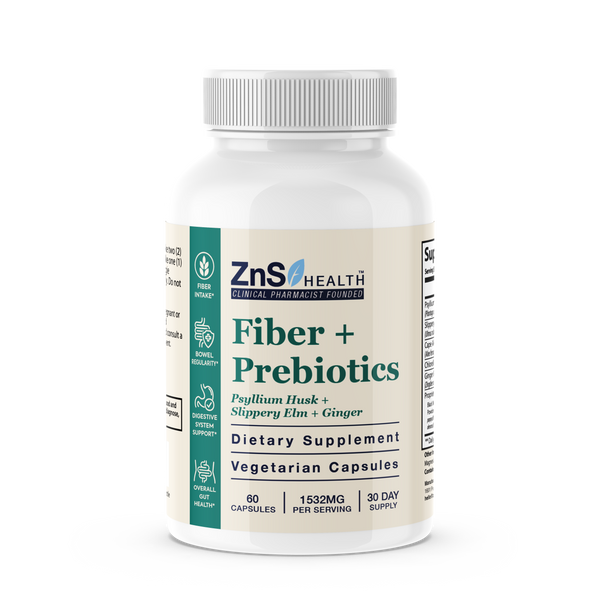 High Strength Fiber + Prebiotics Supplement – ZnS HEALTH High Strength Fiber + Prebiotics Supplement – ZnS HEALTH