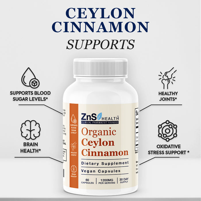 Organic Ceylon Cinnamon Supplement