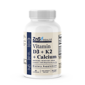 Vitamin D3 + K2 + Calcium With BioPerine – 3-in-1