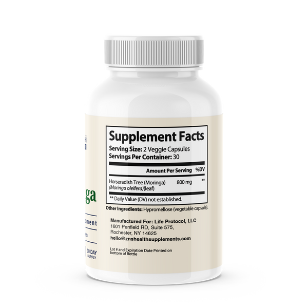 Organic Moringa Dietary Supplement