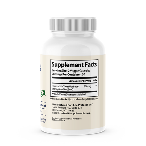Organic Moringa Dietary Supplement