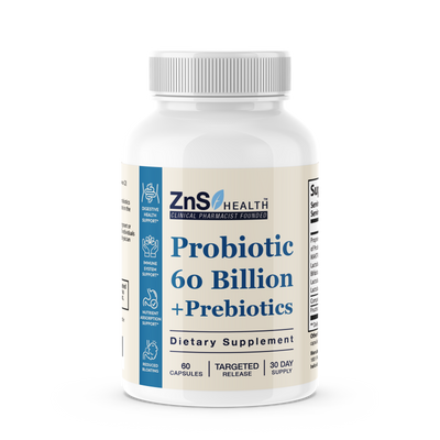 Probiotic 60 Billion CFU With Prebiotic, Gut Health Support
