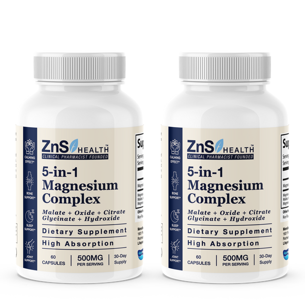5-in-1 Magnesium Complex – ZnS HEALTH