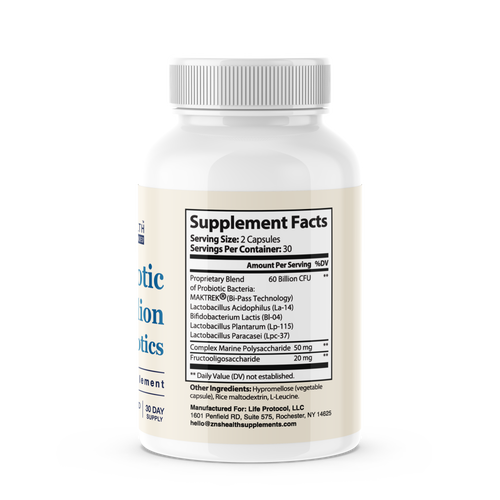 Probiotic 60 Billion CFU With Prebiotic, Gut Health Support