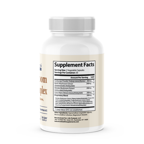 Mushroom 10X Complex Supplement