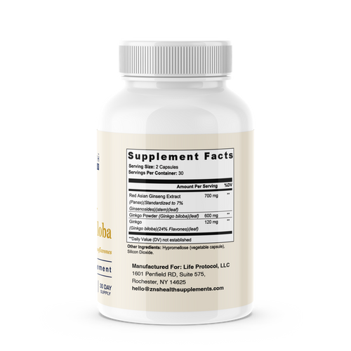 Panax Ginseng + Ginkgo Biloba